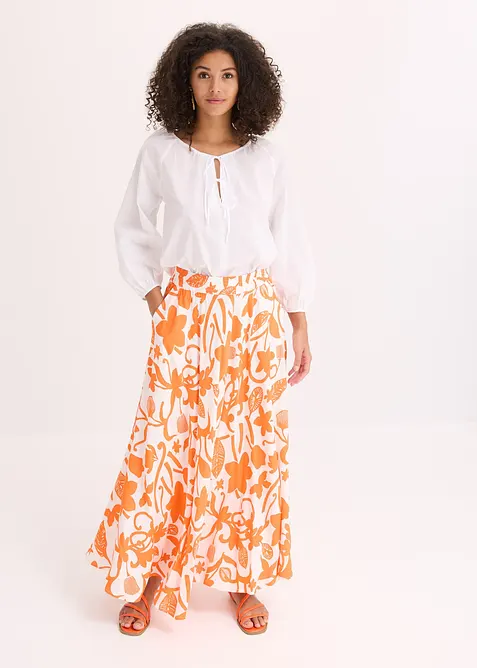 Blusa in puro cotone biologico, bonprix