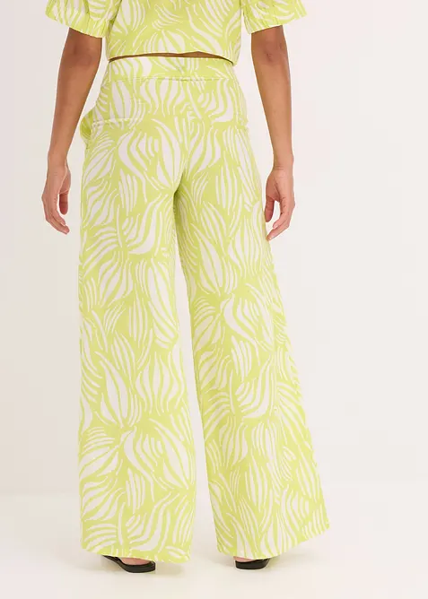 Pantaloni a palazzo con cinta comoda, bonprix