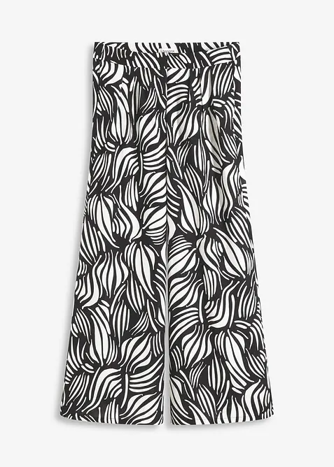 Pantaloni a palazzo con cinta comoda, bonprix