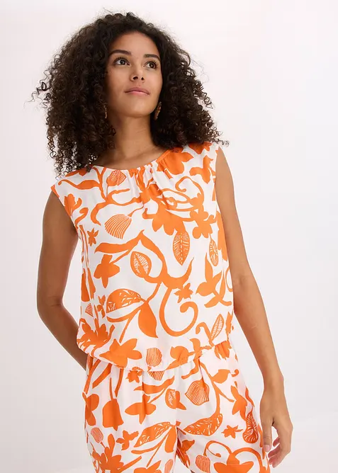 Top cropped in viscosa fluente, bonprix