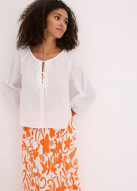 Blusa in puro cotone biologico, bonprix