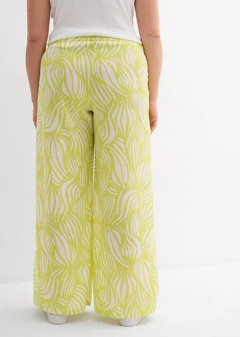 Pantaloni a palazzo con cinta comoda, bonprix