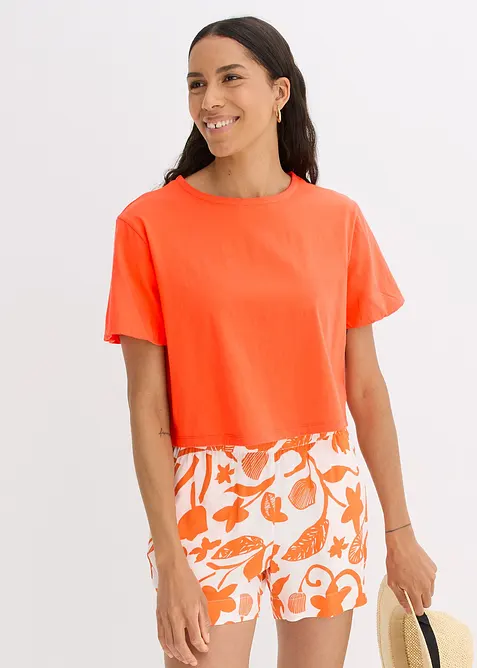 Maglia oversize in puro cotone biologico, bonprix