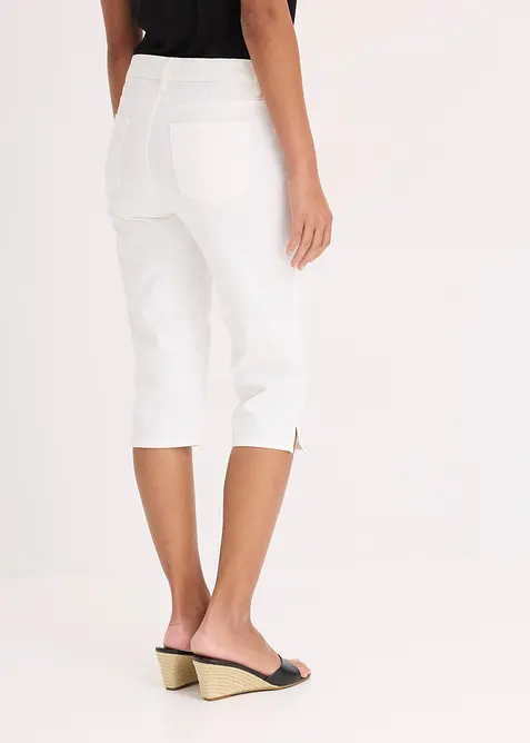 Pantaloni capri con cinta comoda, bonprix