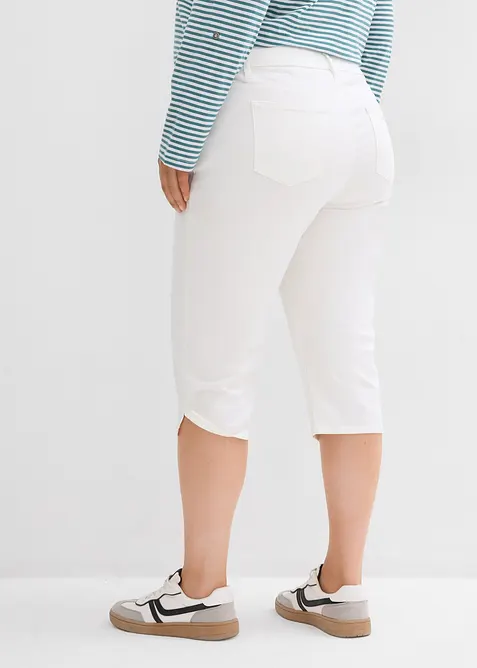 Pantaloni capri con cinta comoda, bonprix