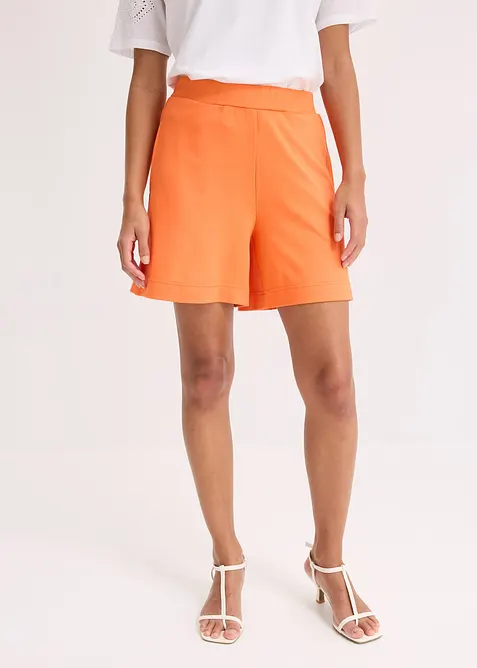 Shorts con elastico in vita in punto di Roma comodo, bonprix