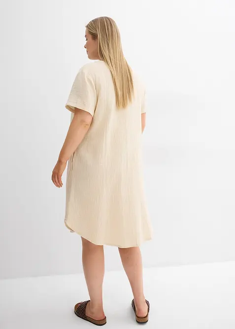 Abito chemisier in soffice mussola, bonprix