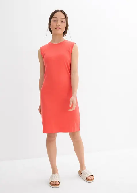 Abito di jersey aderente in puro cotone biologico, bonprix