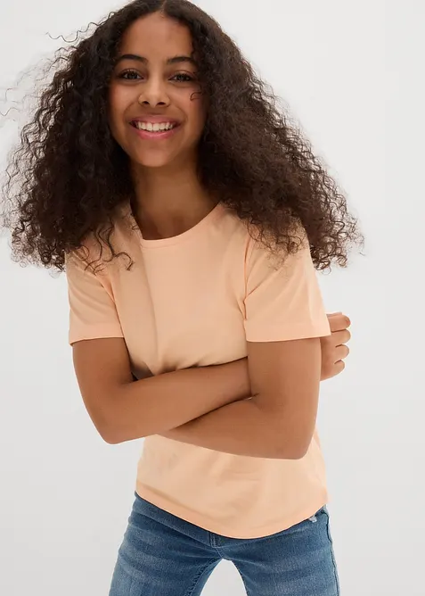 T-shirt in puro cotone biologico (pacco da 3), bonprix