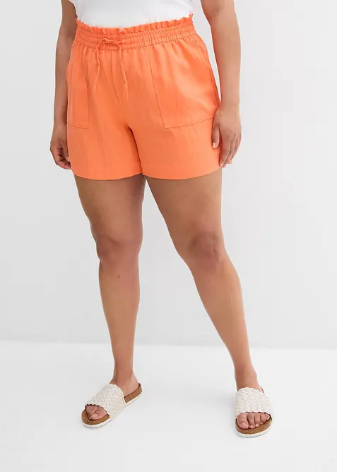 Shorts paper bag in misto lyocell fluente, bonprix