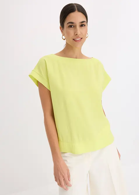 Tunica con scollo a barca, bonprix