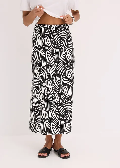 Gonna in jersey di cotone elasticizzato, bonprix