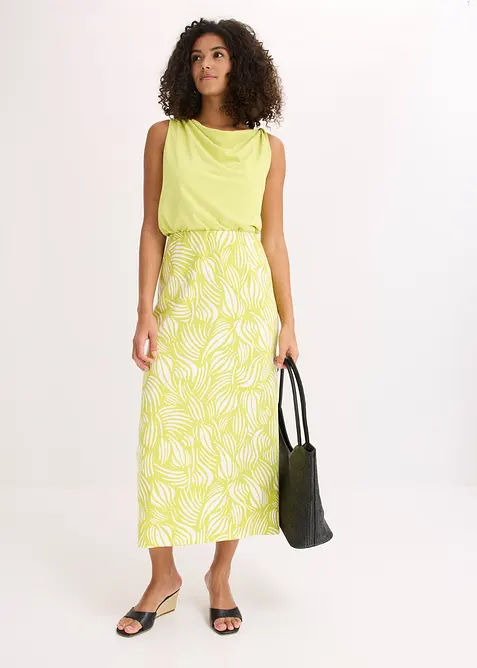 Gonna in jersey di cotone elasticizzato, bonprix