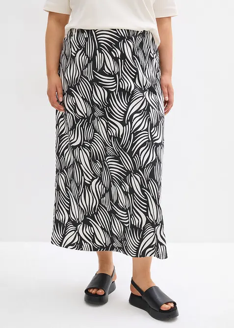 Gonna in jersey di cotone elasticizzato, bonprix