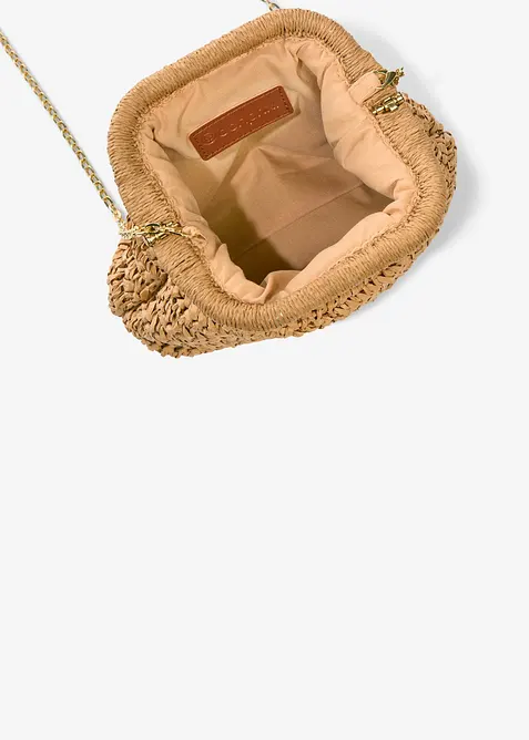 Borsa a tracolla di paglia, bonprix