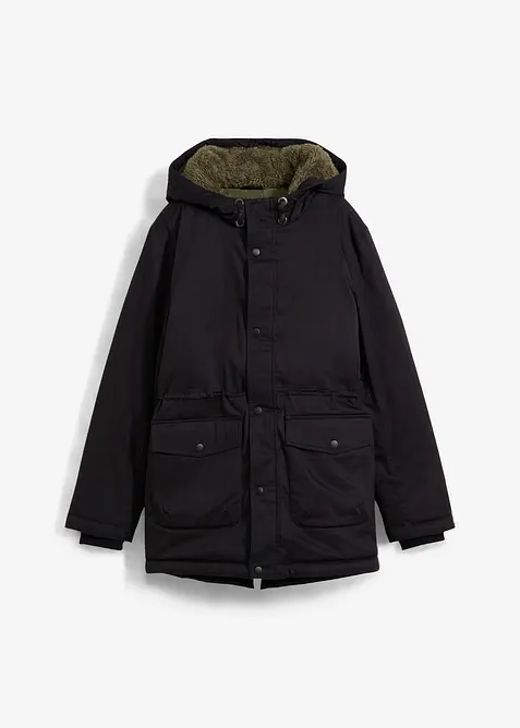 Parka invernale idrorepellente con fodera calda, bonprix