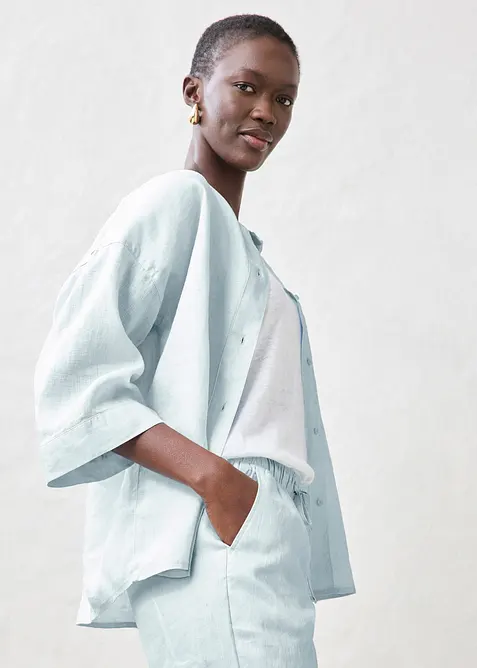 Pantaloni in puro lino, bonprix