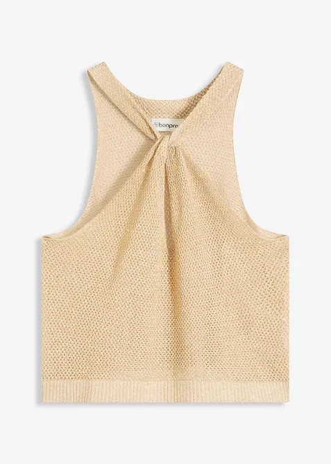 Top in maglia glitterato, bonprix