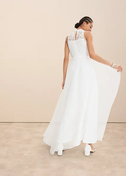 Abito da sposa con tulle e pizzo, bonprix