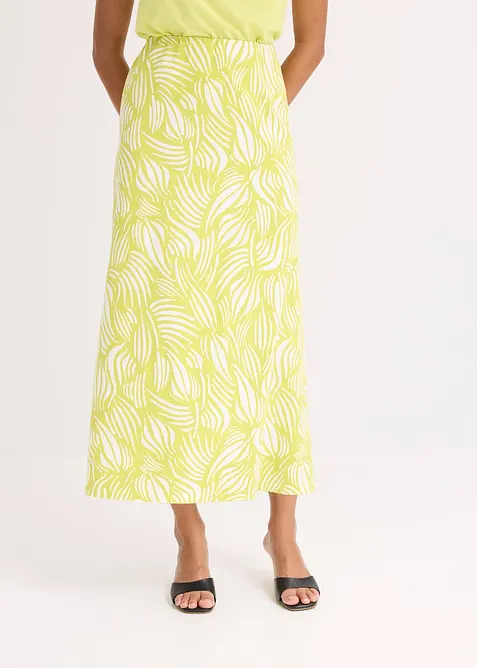 Gonna in jersey di cotone elasticizzato, bonprix