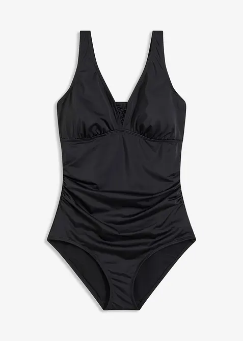 Costume intero con effetto modellante medio e spalline larghe, bonprix