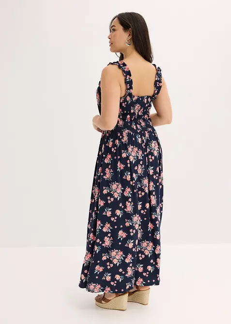 Abito lungo in misto viscosa fluente, bonprix