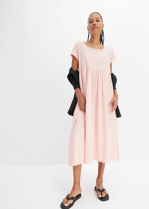 Abito midi in puro cotone biologico, bonprix