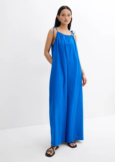 Tuta in misto lino viscosa leggero, bonprix