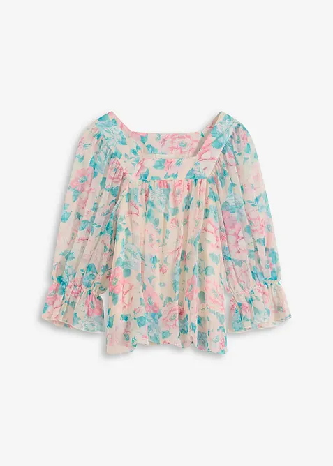 Blusa con fondo a palloncino, bonprix