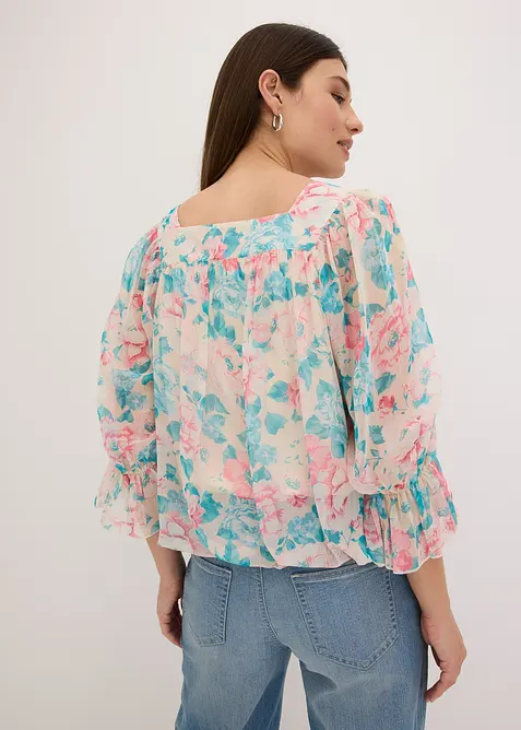 Blusa con fondo a palloncino, bonprix