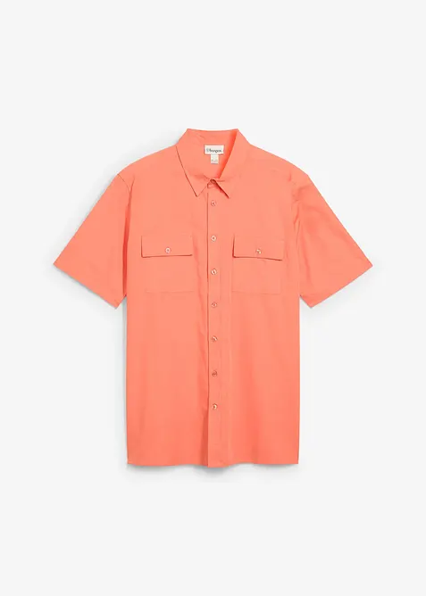 Camicia a maniche corte in puro cotone, bonprix