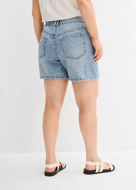 Bermuda in jeans, vita media, bonprix