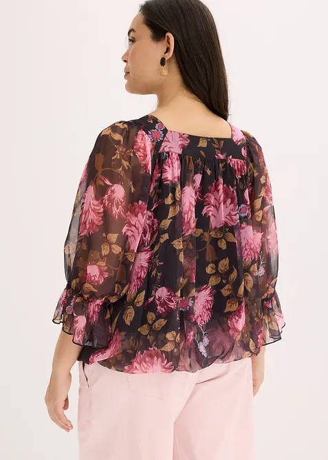 Blusa con fondo a palloncino, bonprix