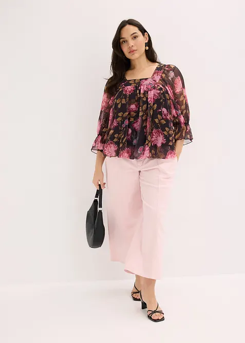 Blusa con fondo a palloncino, bonprix