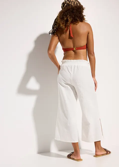 Pinocchietti da spiaggia in mussola, bonprix