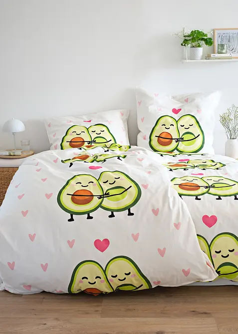 Biancheria da letto con avocado, bonprix