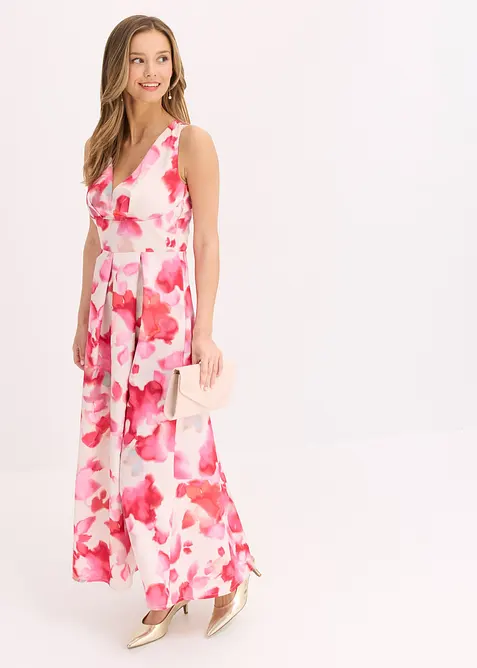 Abito in satin lucido con spalline, bonprix