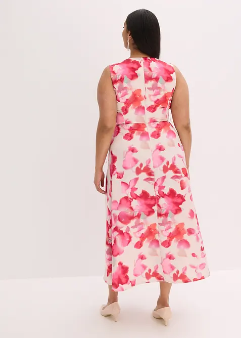 Abito in satin lucido con spalline, bonprix