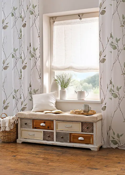 Tenda trasparente con poliestere riciclato (pacco da 1), bonprix