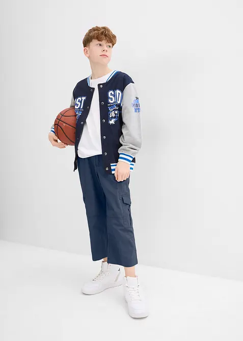 Pinocchietti in puro cotone, loose fit, bonprix