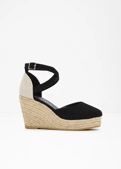 Décolleté con zeppa in corda, bonprix