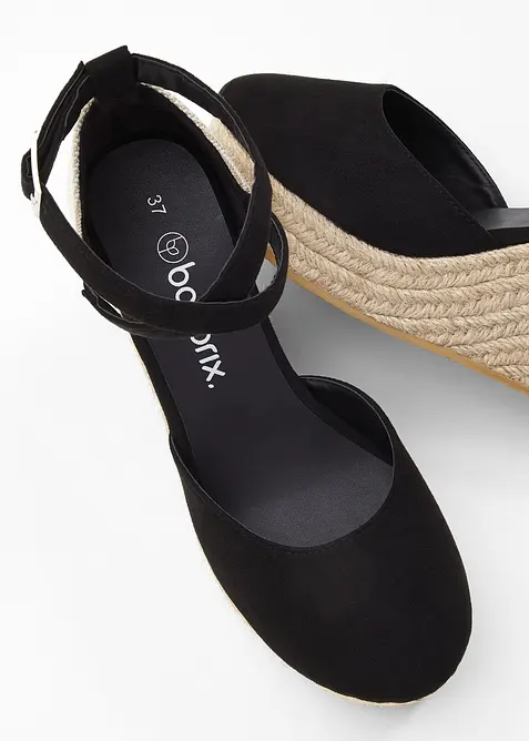 Décolleté con zeppa in corda, bonprix