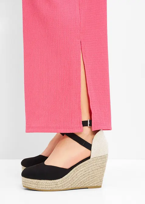 Décolleté con zeppa in corda, bonprix