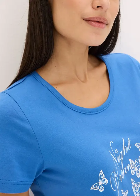 Pigiama estivo in puro cotone, bonprix