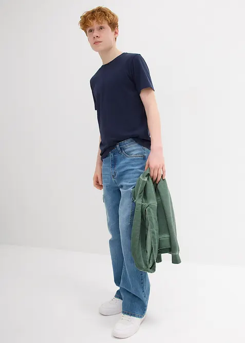 T-shirt in puro cotone (pacco da 3), bonprix