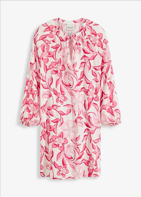 Abito tunica fantasia in viscosa fluente, bonprix