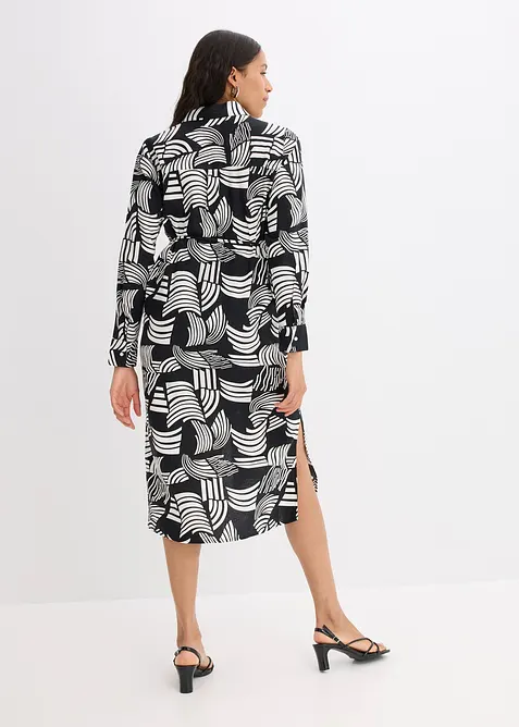 Abito in misto lino leggero, bonprix