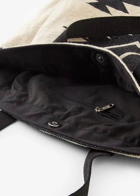 Borsa shopper in tela, bonprix