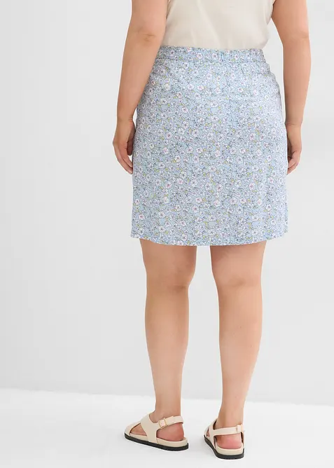 Minigonna in viscosa fluente, bonprix