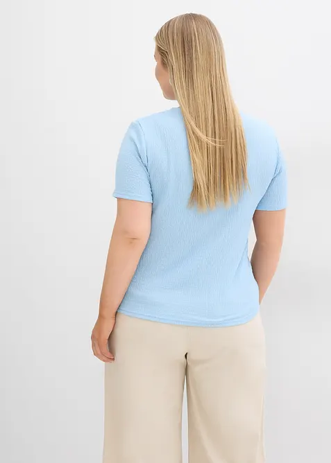 Maglia operata con bottoni, bonprix